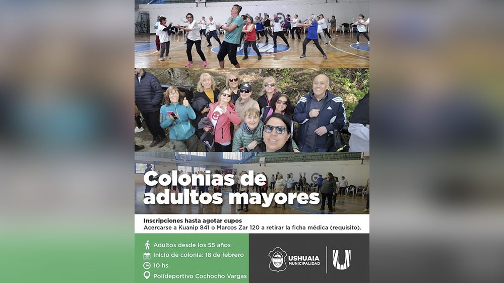 Comienzan las colonias municipales para adultos mayores