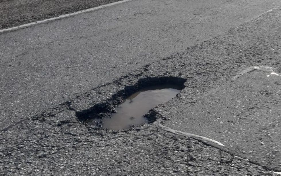 Alertan por el mal estado de la Ruta 3