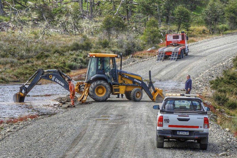 Vialidad realiza obras en rutas fueguinas
