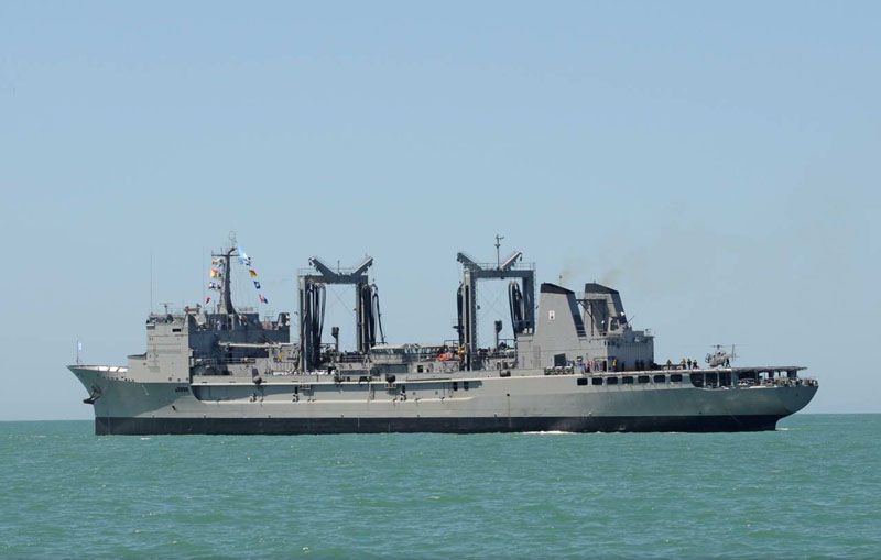 El ARA Patagonia puso proa hacia Ushuaia