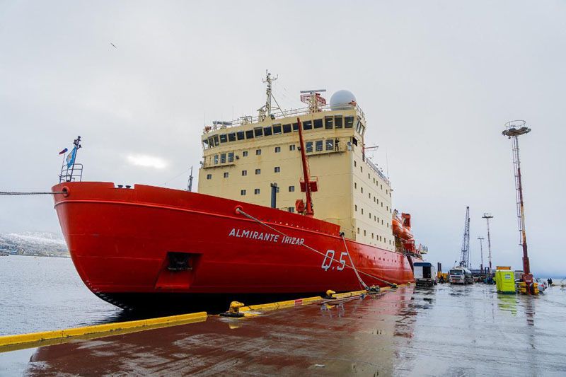 El Irizar arribó al puerto de Ushuaia 