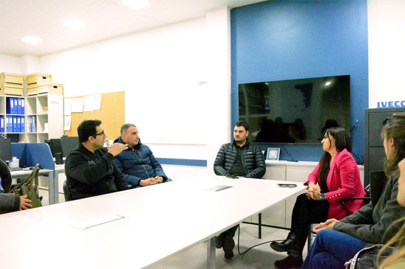 Autoridades del visitaron PyMEs  