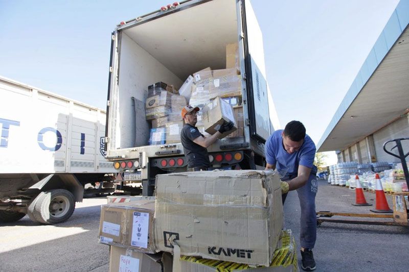 La Municipalidad de Ushuaia entregó las donaciones a Bahía Blanca