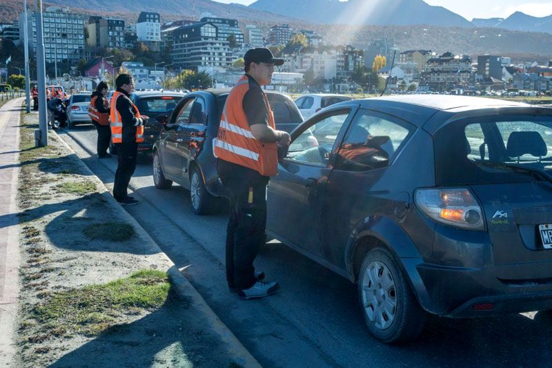 Tránsito continúa realizando controles en distintos puntos de la ciudad