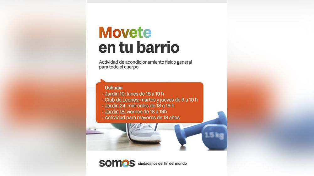 Gobierno invita al programa ‘Movete en tu Barrio’ 