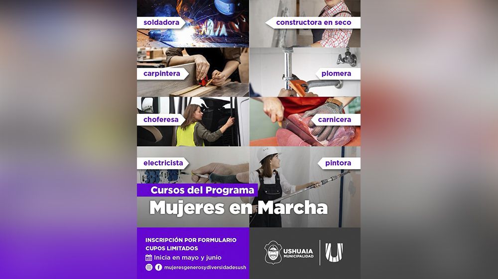 La Municipalidad de Ushuaia lanza el programa ‘Mujeres en Marcha’