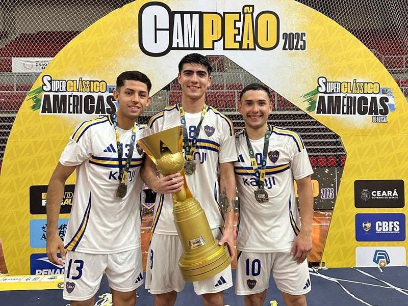 Los fueguinos de Boca, campeones en Brasil