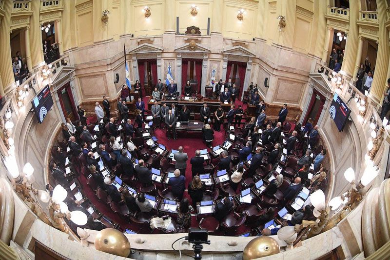 El Senado rindió homenaje a Francisco en un clima de reflexión 