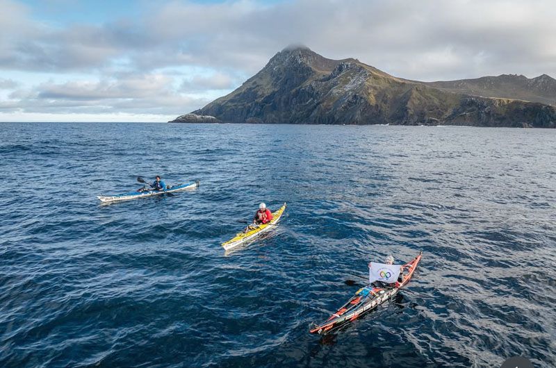 Épica travesía de kayakistas de Ushuaia: llegaron al Cabo de Hornos el día del sismo