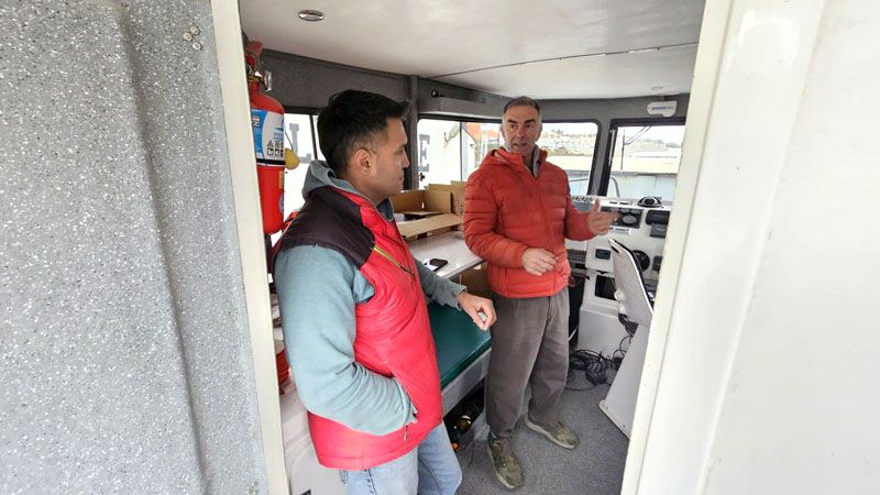 Capacitación para pescadores artesanales