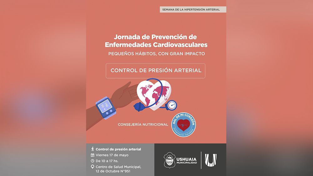 Salud municipal invita a la jornada de prevención de la hipertensión 