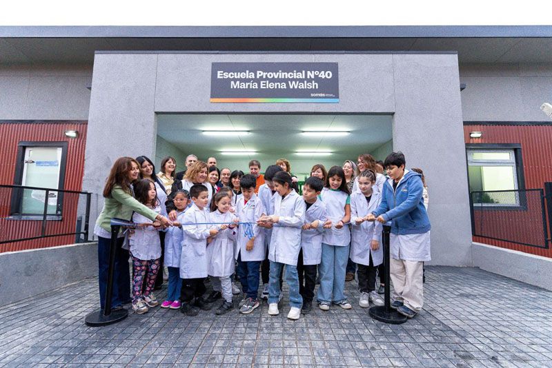 Se inauguró la Escuela 40