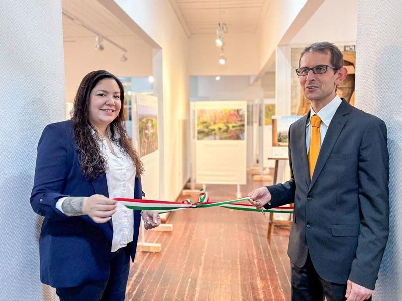 La Municipalidad acompañó la inauguración de ‘Italia Giardino del Mondo’