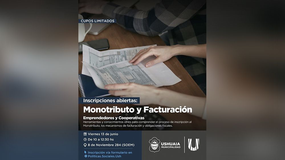 La Municipalidad brindará una capacitación sobre Monotributo 