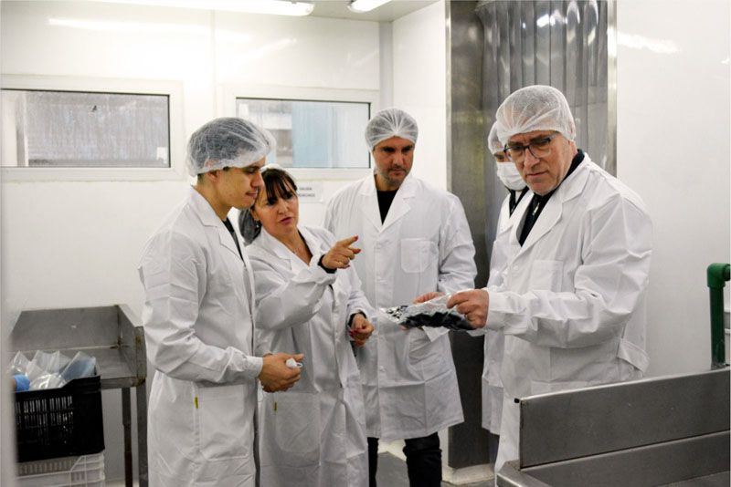 Primera exportación de centollón elaborado