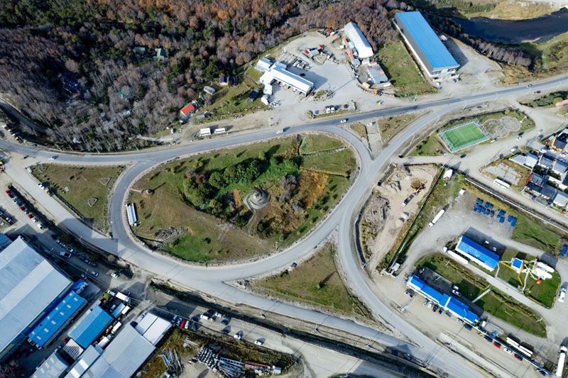 La obra el ingreso a Ushuaia continuará tras la veda 