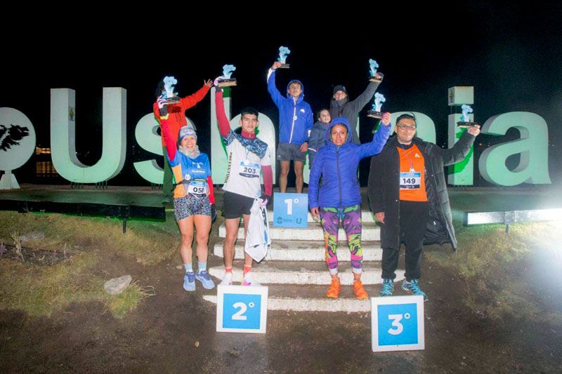 500 corredores fueguinos participaron en la Carrera Nocturna