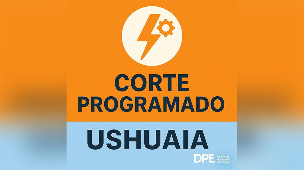 Corte programado de energía en Ushuaia 