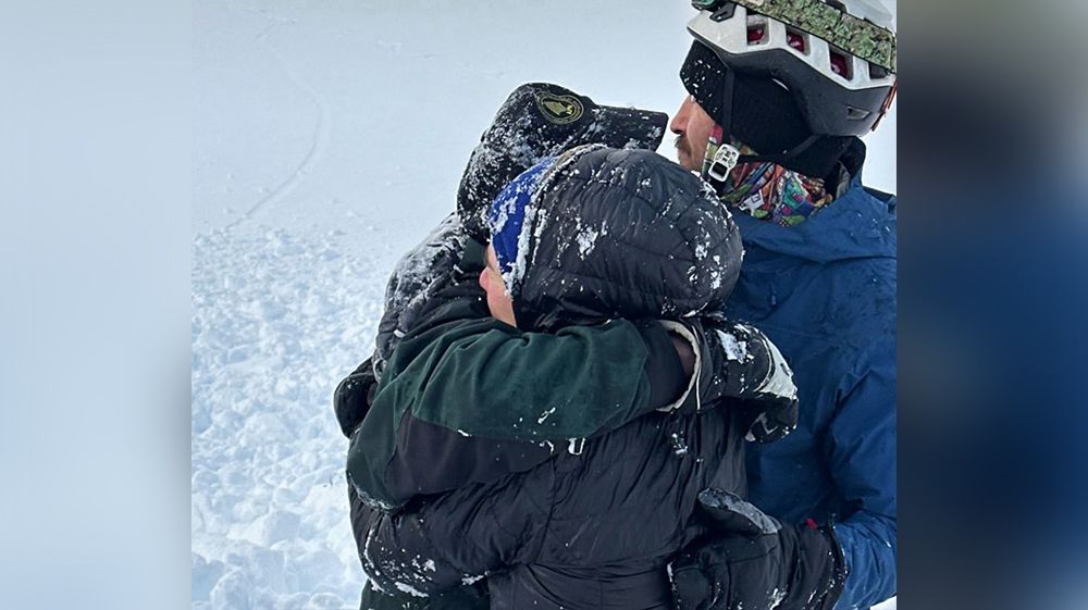 Una pareja fue rescatada tras una avalancha 