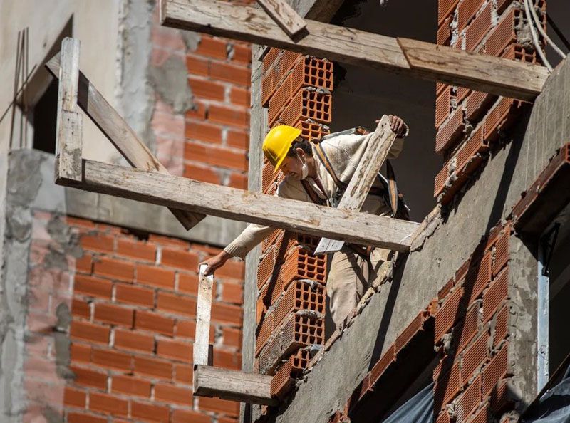 Fuerte recuperación de la construcción