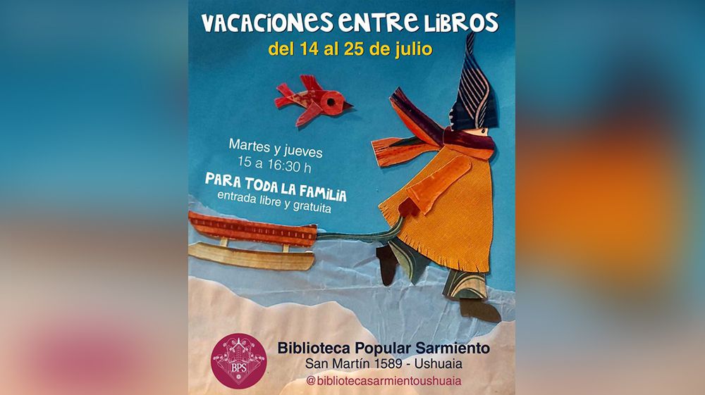 ‘Vacaciones entre Libros’ en la Biblioteca Popular Sarmiento