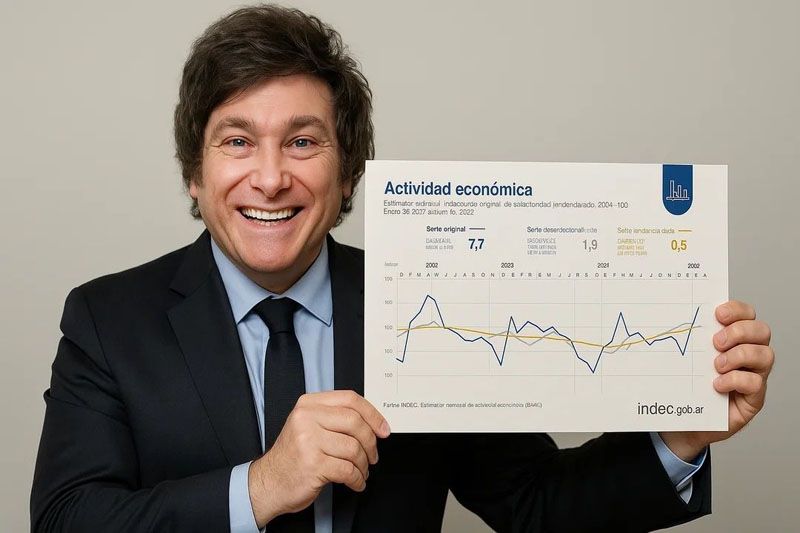 “Lo llora toda mandrilandia”: el mensaje de Milei tras el dato de inflación