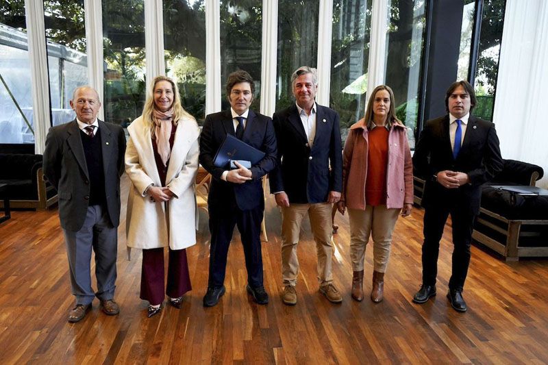 Milei ratificó que “por ahora no habrá baja de retenciones” al campo