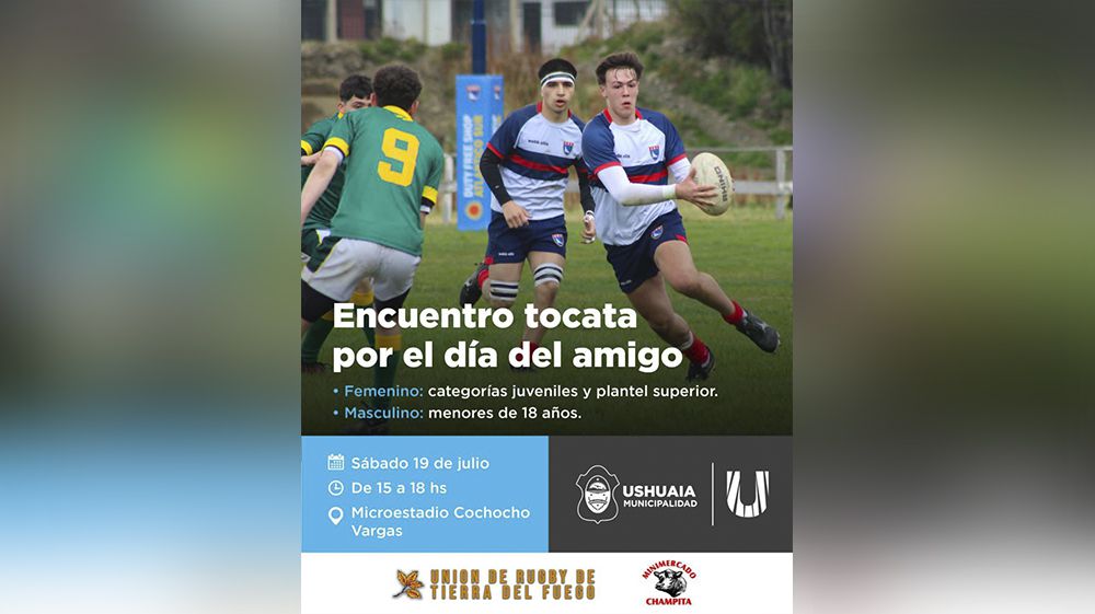 Se realizará el Encuentro de Rugby ‘Tocata’ por el Día del Amigo