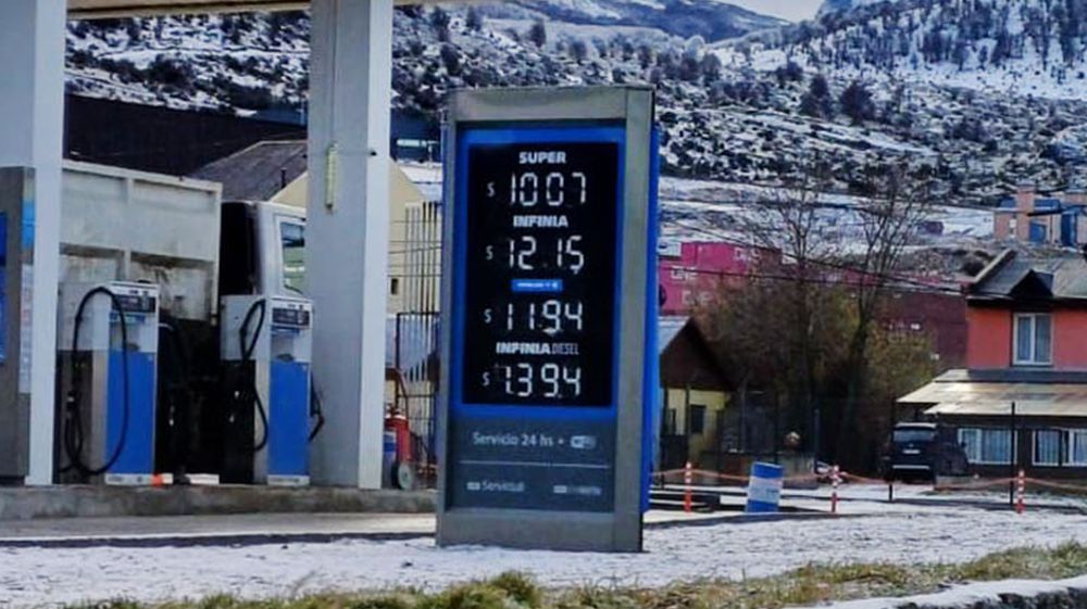 YPF aumentó los combustibles un 2,5% 