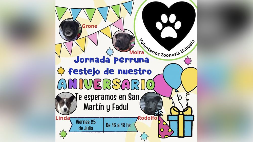 Voluntarios de Zoonosis invitan a una nueva ‘Jornada Perruna’