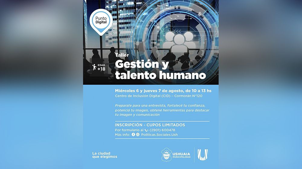 Invitan al Taller sobre Gestión y Talento Humano