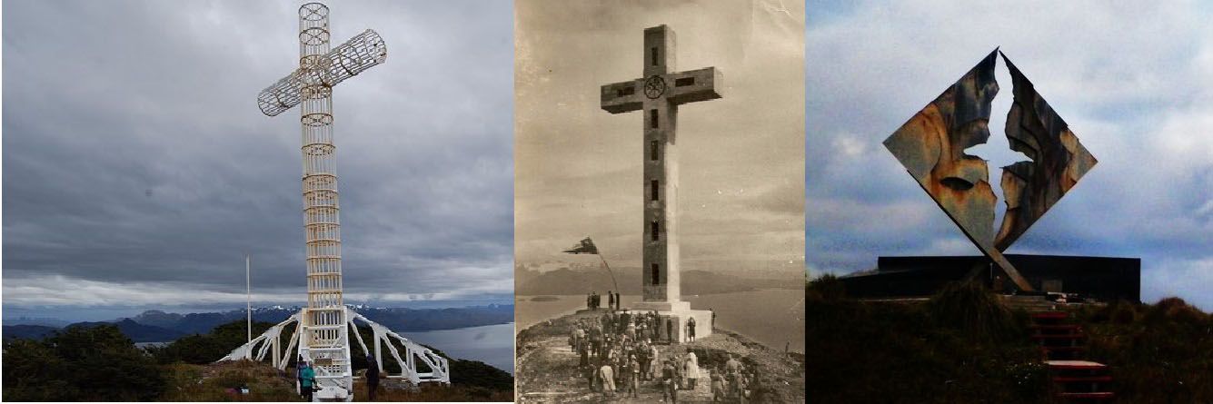 Se cae el monumento Cruz de los Mares en Cabo de Hornos