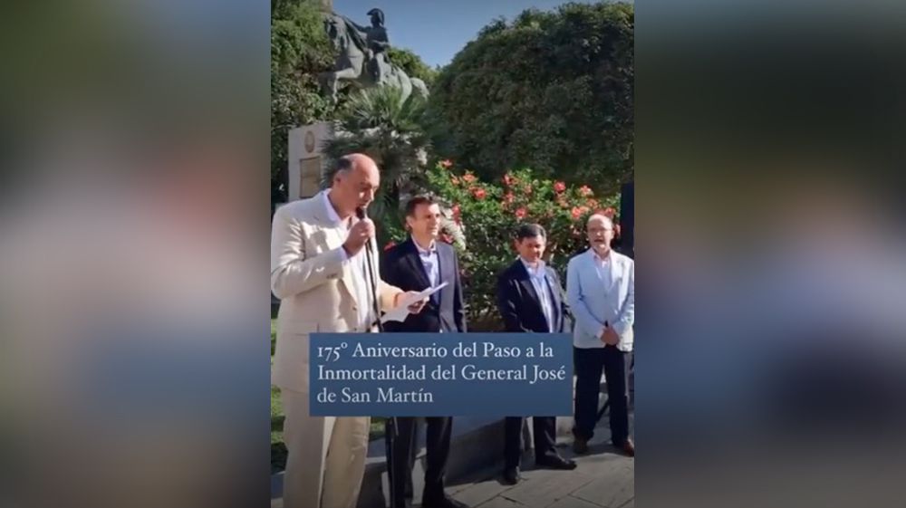 El embajador en España gritó “Viva el Rey” en un acto por San Martín