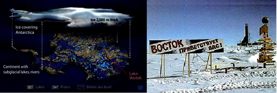 Detectan enormes túneles debajo de capa de hielo antártico