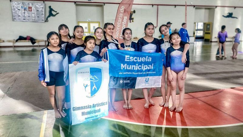 Gimnastas de Ushuaia brillan en los Juegos Fueguinos