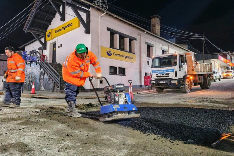 Avanza el Plan de Bacheo con trabajos diurnos y nocturnos