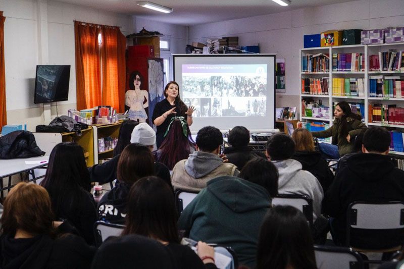 ‘Pueblos Originarios en el Aula’ visitó el colegio Sábato