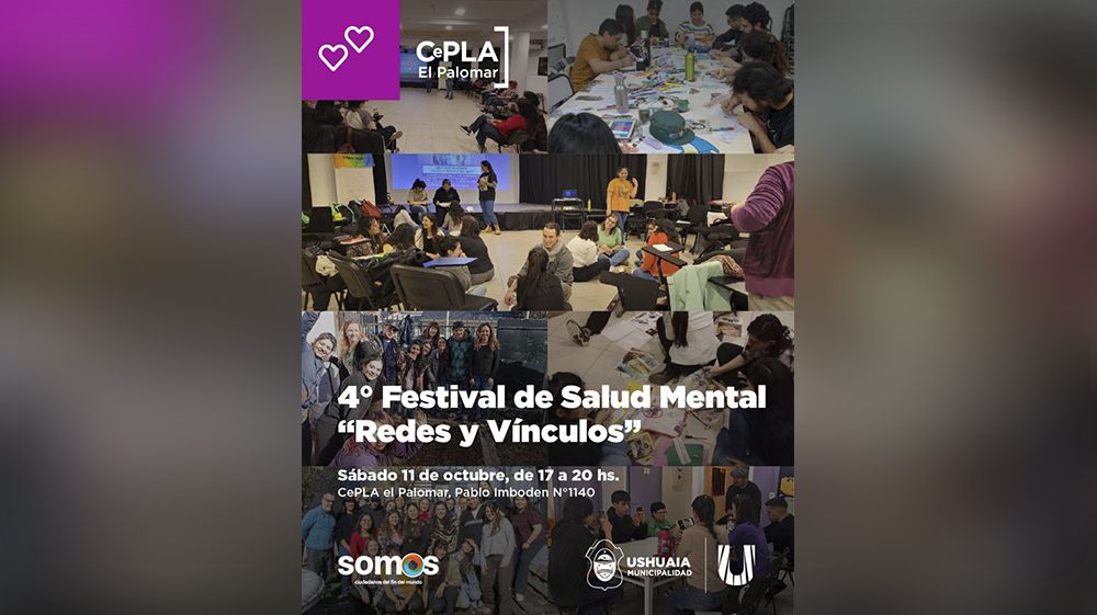 Se viene el 4° Festival de Salud Mental ‘Redes y Vínculos’