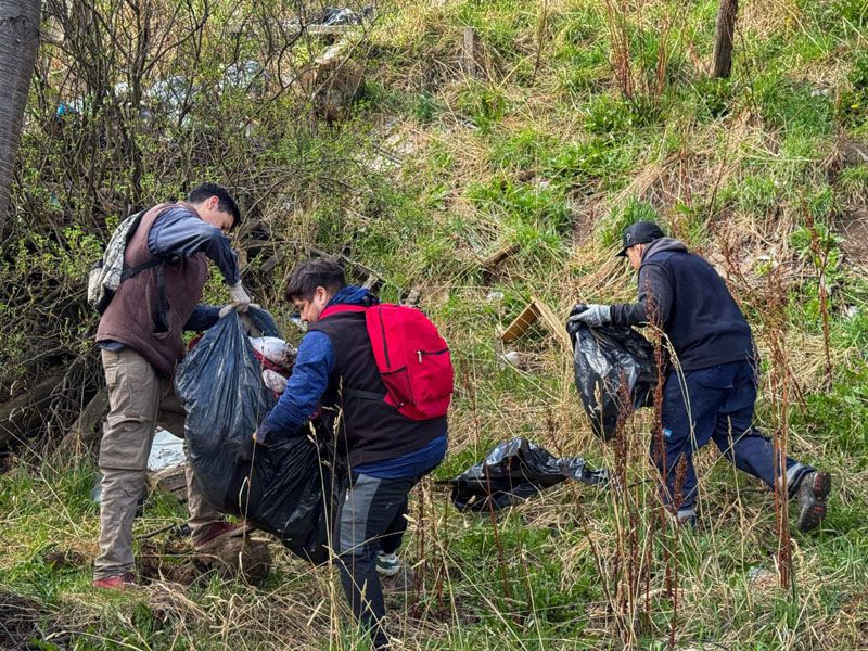 Personal municipal realizó trabajos de limpieza en el Sendero de los Presos