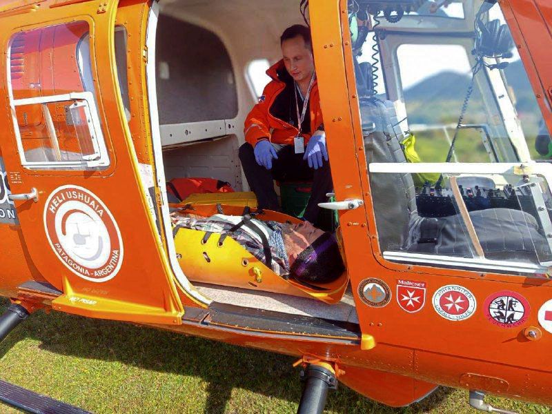 Primera capacitación en evacuaciones aeromédicas