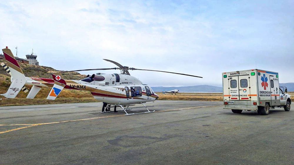 Primera aeroevacuación con el helicóptero Bell 427