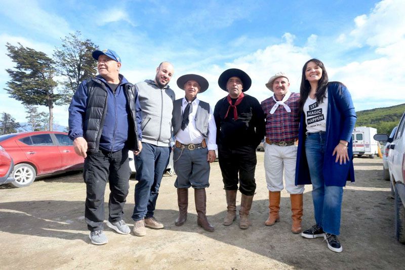 La Municipalidad acompañó la Jineteada organizada por ‘Gauchos Fueguinos’ 