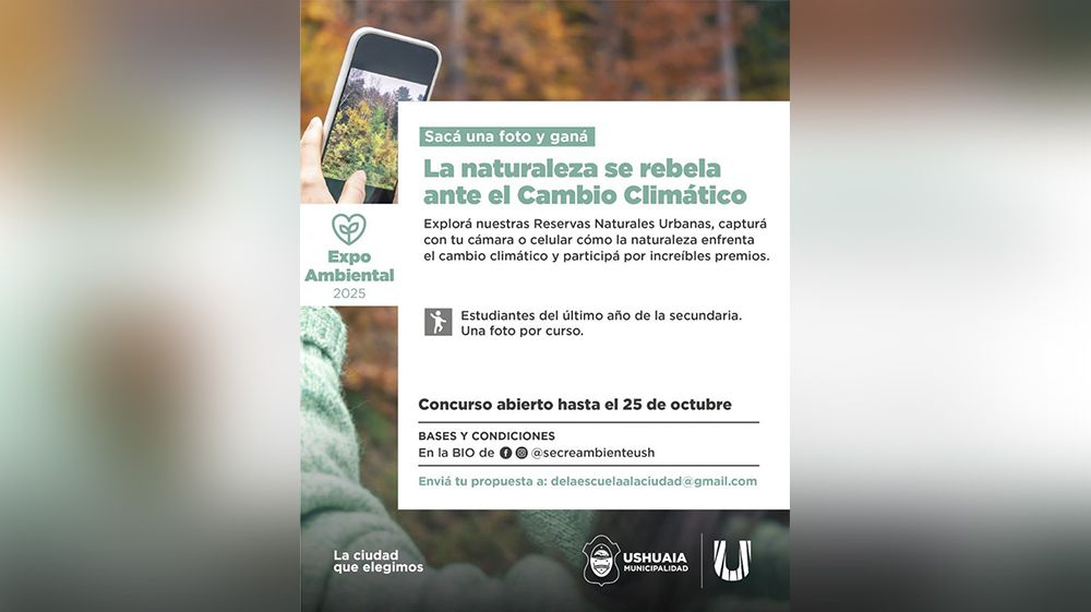 La Municipalidad invita al concurso ‘La Naturaleza se rebela ante el Cambio Climático’   