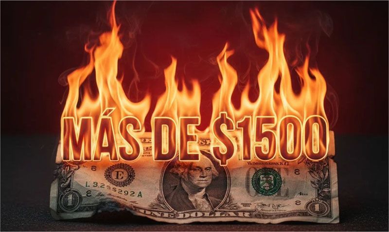 El dólar rompió la barrera de los $1.500 