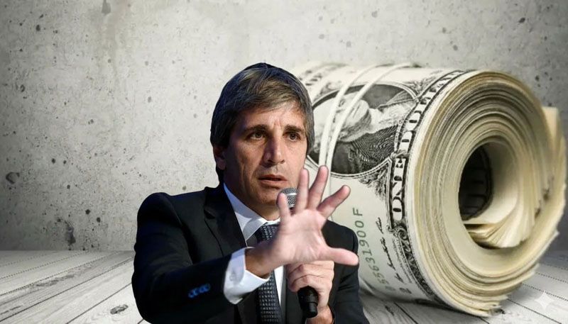 Caputo prometió continuidad de las bandas cambiarias y el equilibrio fiscal