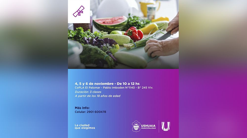 Inscripciones abiertas para un nuevo curso de Manipulación de Alimentos 