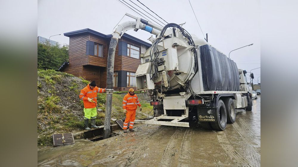 La Municipalidad intervino en zonas anegadas tras las precipitaciones