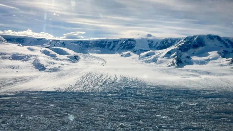 Retrocedió un glaciar antártico a velocidad inédita
