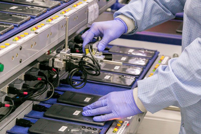 Cambios en la producción de celulares 