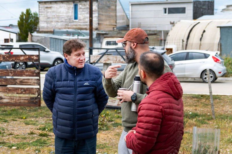 Melella visitó el Club Andino Río Grande